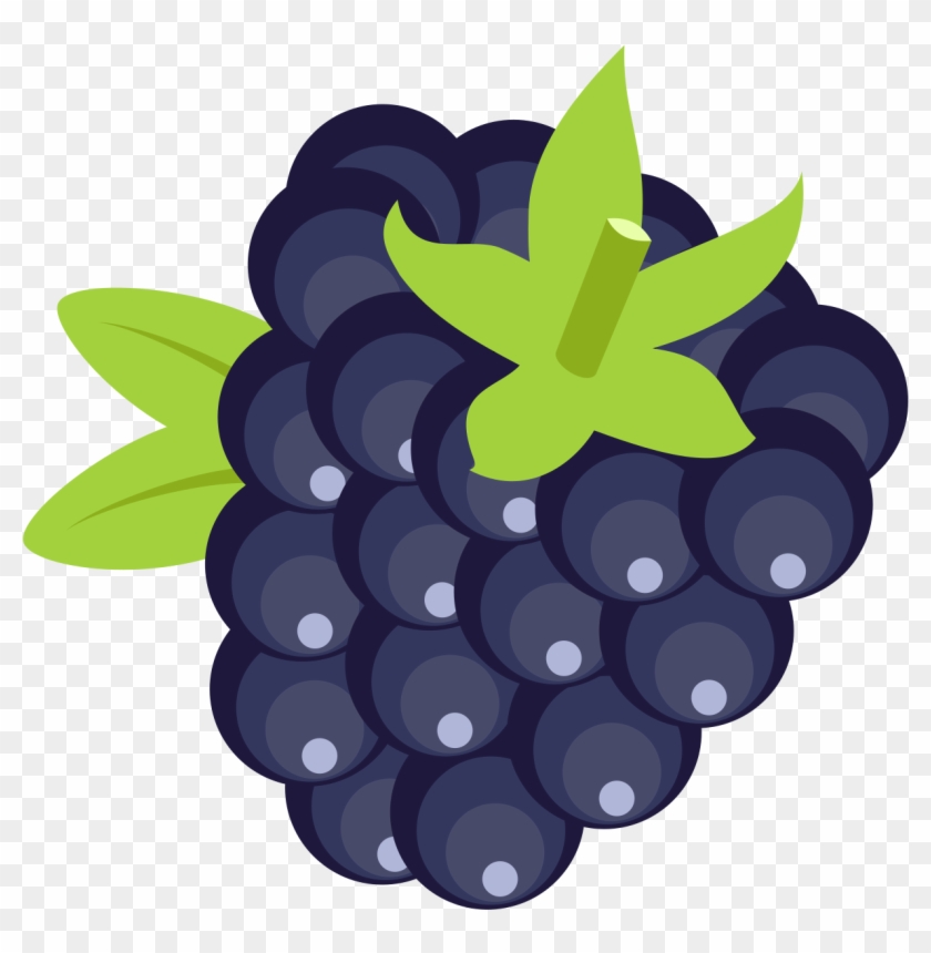 Blackberry Vector Clipart Image - Blackberry Clipart - Png Download #2519009