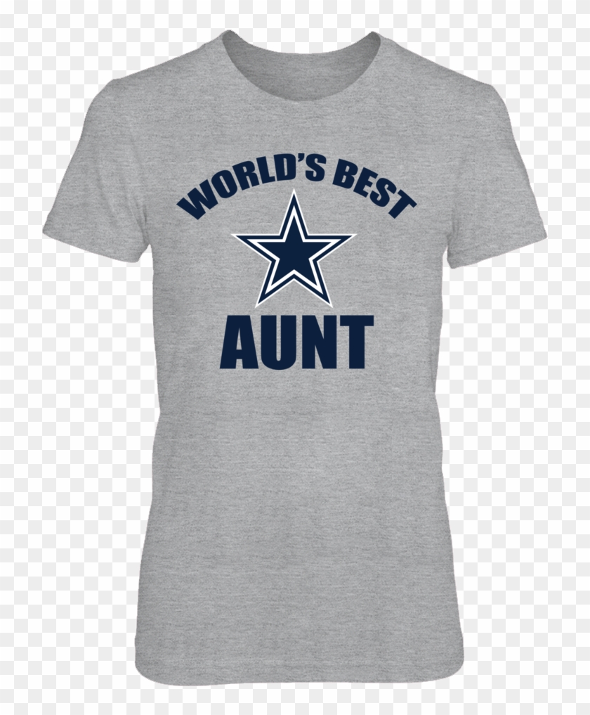 Dallas Cowboys Aunt Gift T-shirt @ Www - Shirt Clipart #2519080