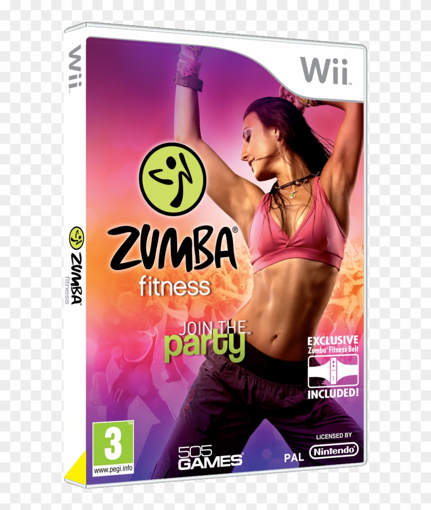 Photo Zumbawii Packshot3d - Zumba Wii Clipart