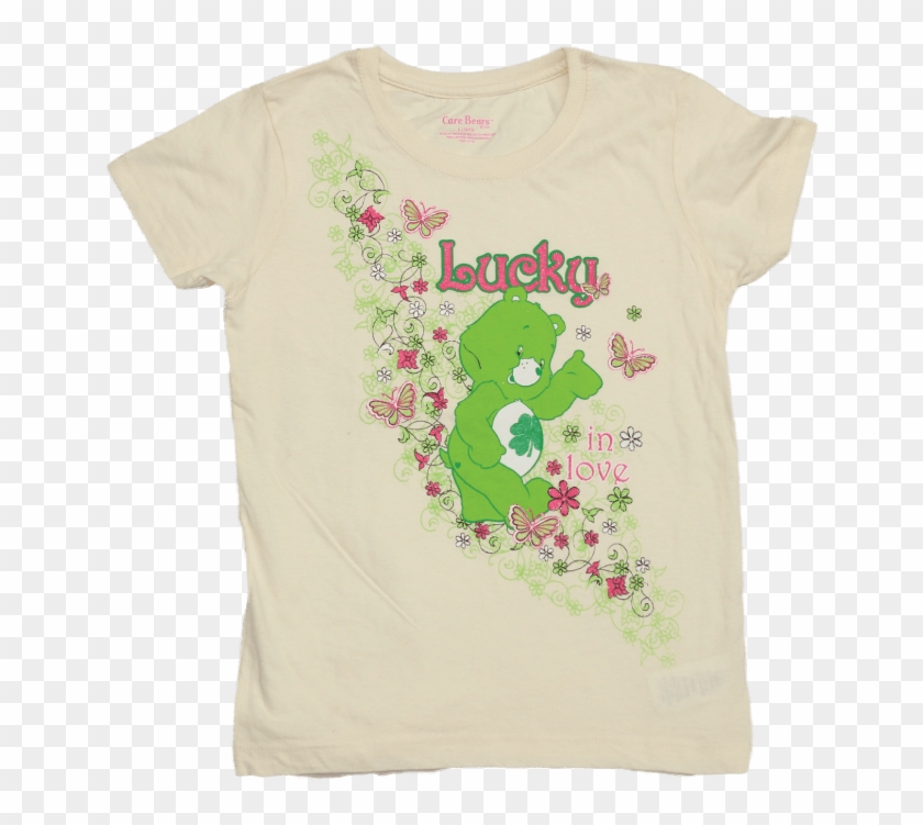 Care Bears Lucky In Love Youth T-shirt - Active Shirt Clipart #2519424