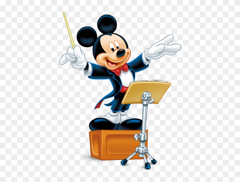 Download High Resolution Png - Mickey Mouse Conductor Orchestra Clipart