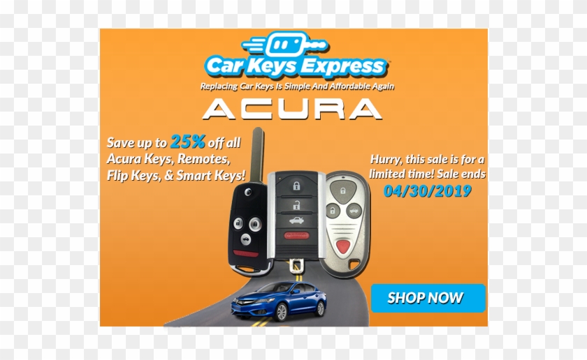 25% Off All Key Items From Acura - Car Keys Express Clipart #2519467