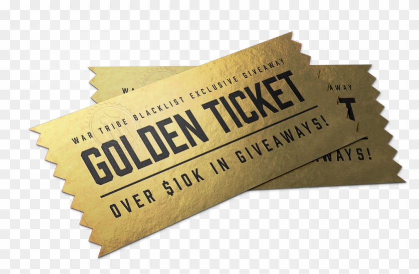 Golden Ticket Png - Label Clipart #2519732
