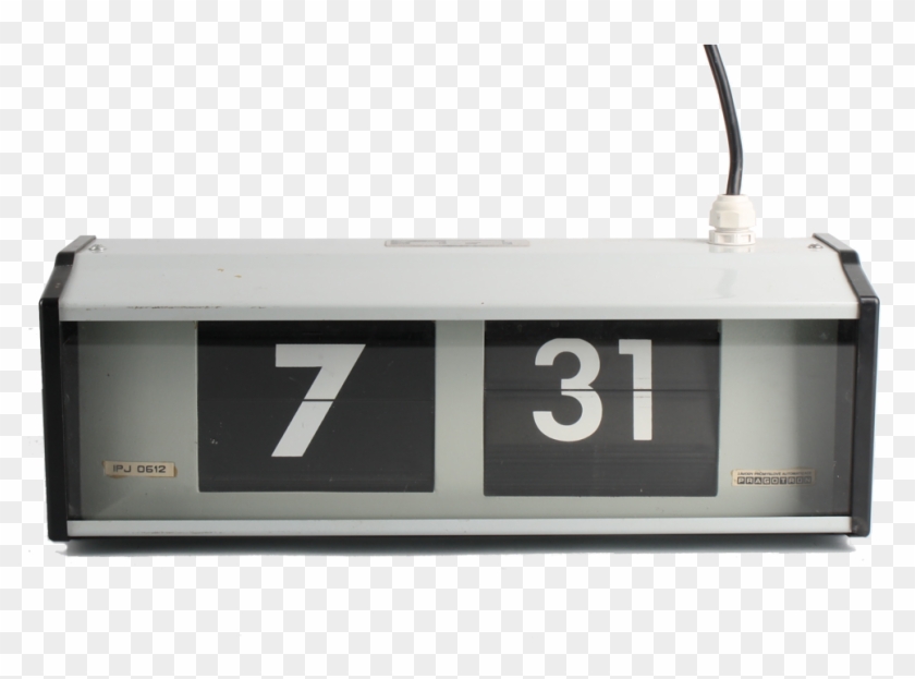 Pragotron Flip Clock - Retro Digital Clock Png Clipart #2519914