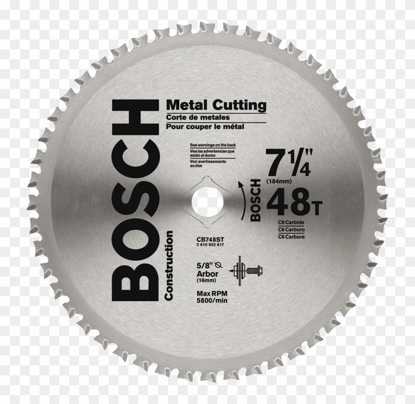 Blades Millsupplies Com Bosch - Metal Cutting Circular Saw Blade Clipart #2520038