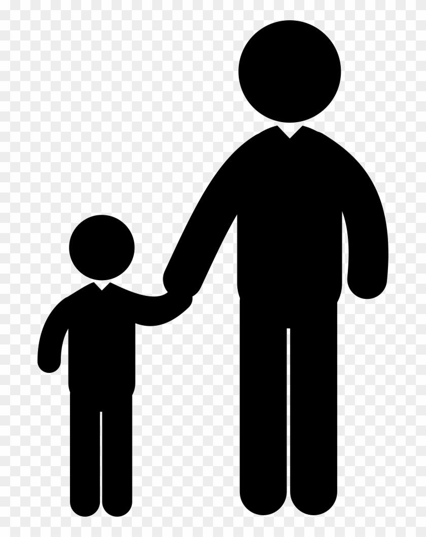 Svg Silhouette Child - Child Adult Png Clipart #2520075