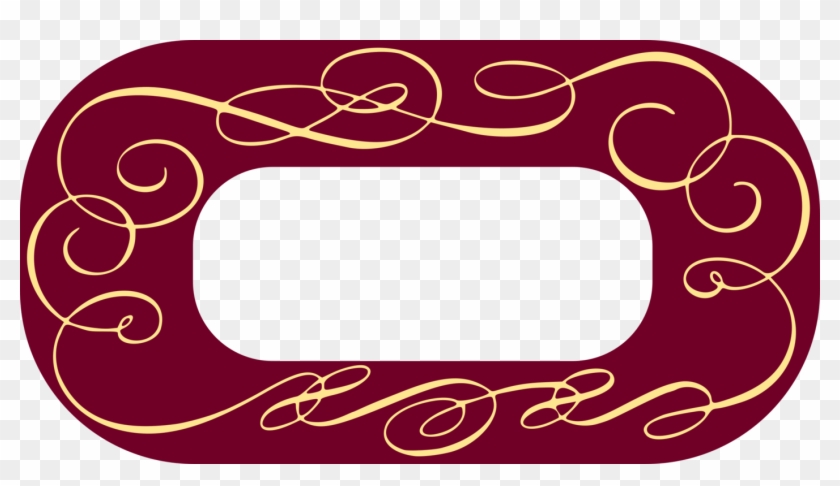 Picture Frames Red Computer Icons Ornament Painting - Circle Clipart #2520269