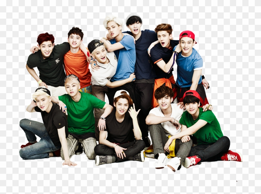 ×little Exo World× - Exo Group Photo Ot12 Clipart