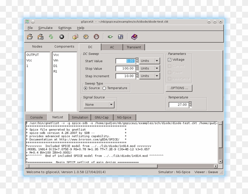The Raw Output May Be Viewed For Any Processes Initiated - Gspiceui Clipart