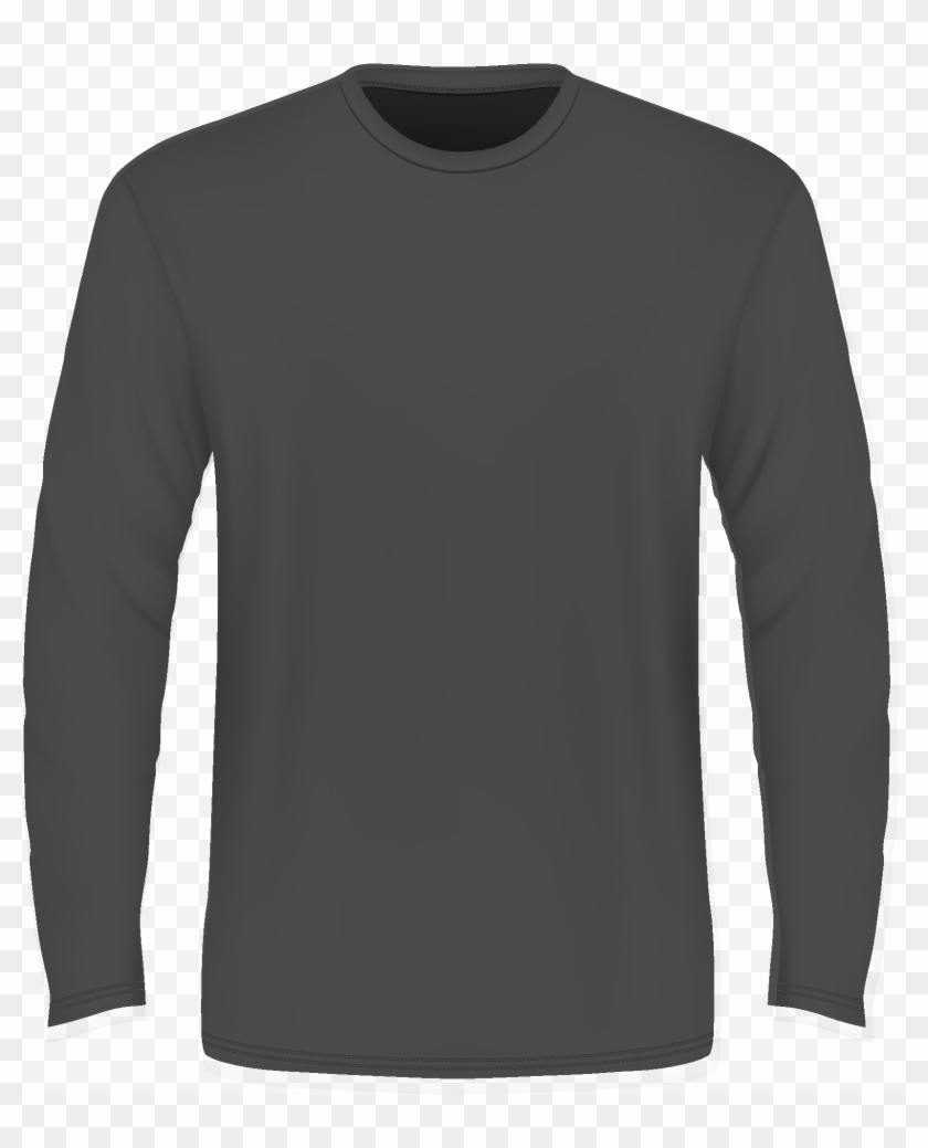 Long Sleeve T Shirt Template Png - Long-sleeved T-shirt Clipart #2521545