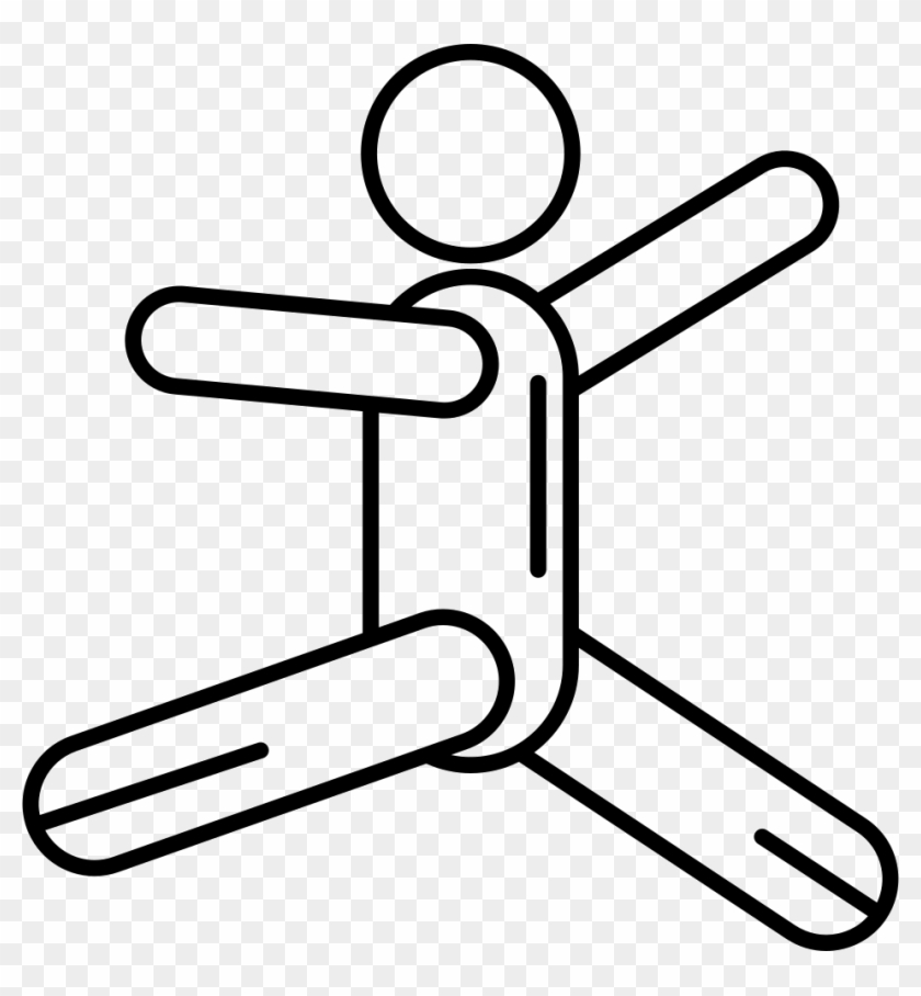 Stick Man Jumping Comments Clipart #2521604