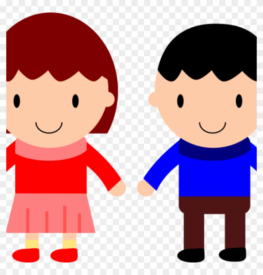 Boy Girl Clipart - Boy And A Girl Png Transparent Png