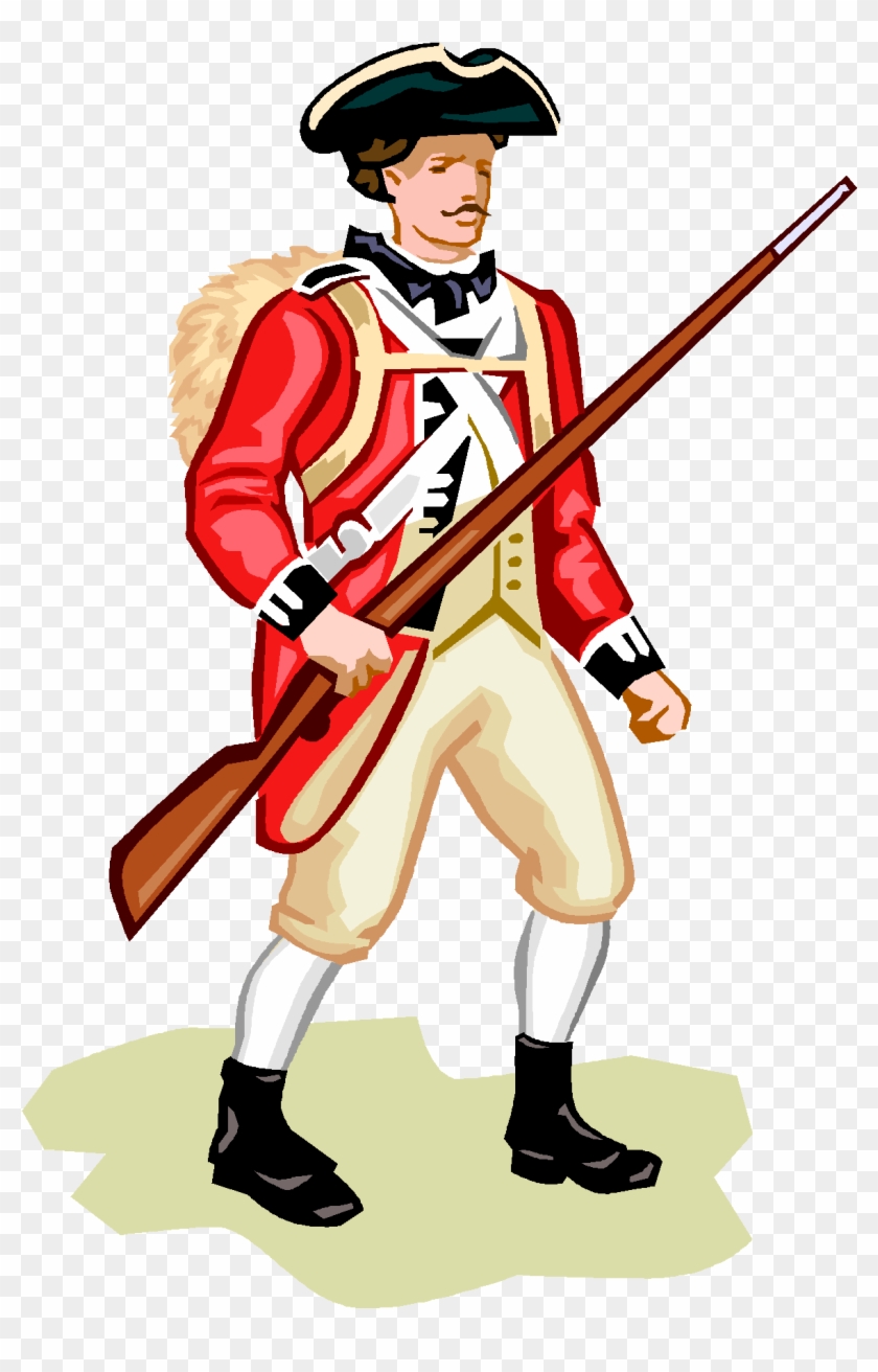 American Revolutionary War Red Coat United States United - British Soldier American Revolution Clipart - Png Download #2521898