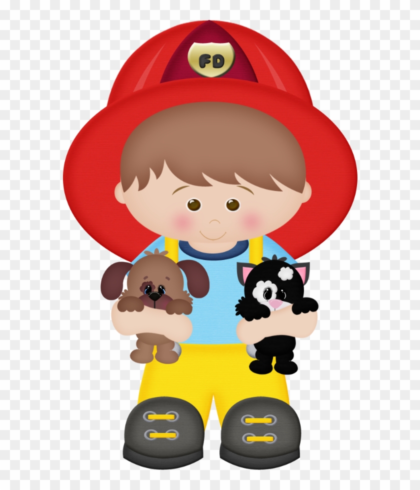 Danielle M Daniellemoraesfalcao Minus Com Profesiones - Baby Firefighter Clipart - Png Download #2522041