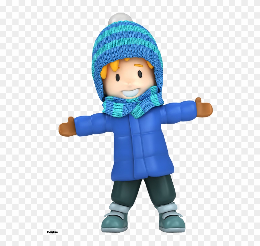 Winter Boy Clipart - Png Download