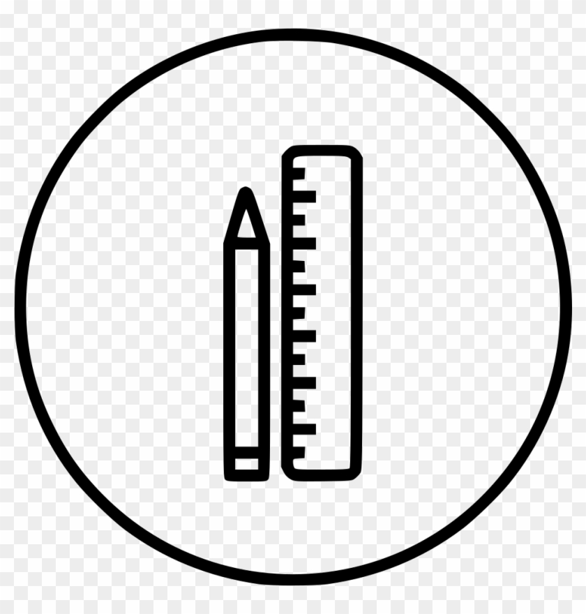 Pen Pencile Tool Sketch Scale Ruler Measure Svg Png - Measuring Tape Sketch Png Clipart
