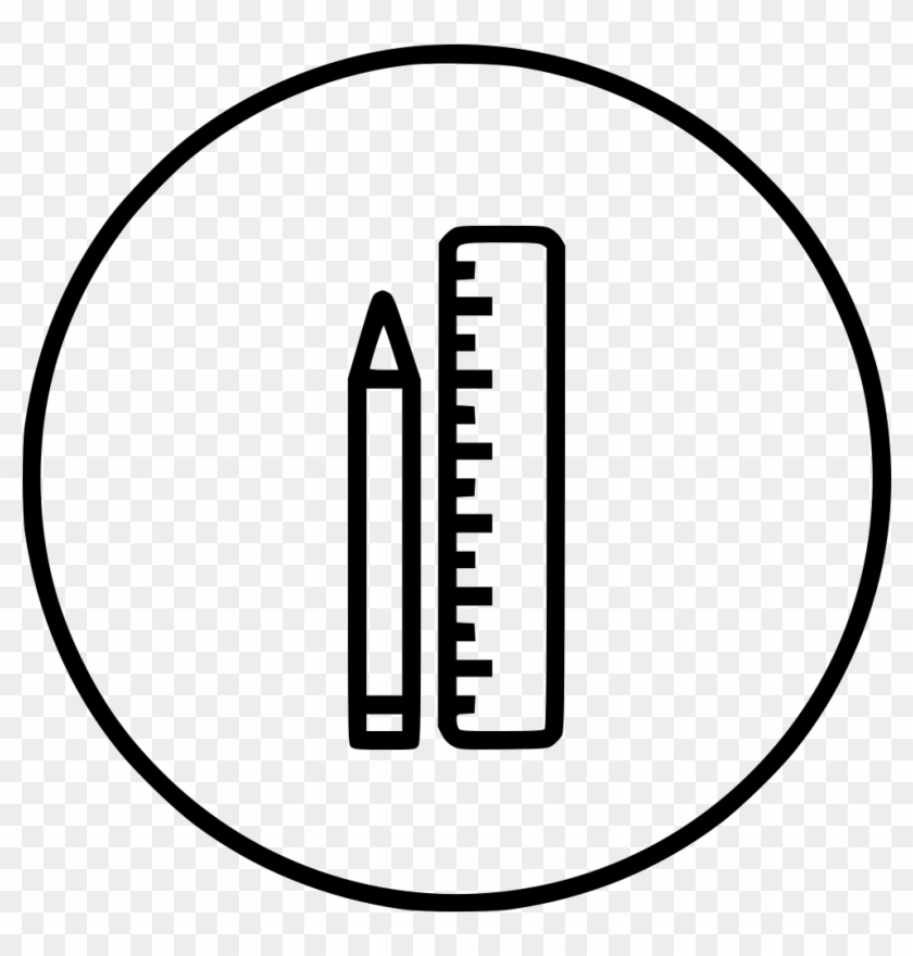 Pen Pencile Tool Sketch Scale Ruler Measure Svg Png - Measuring Tape Sketch Png Clipart #2522309
