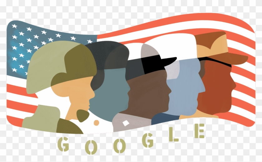 Veterans Day Google Doodle Honors Veterans And Their - Veterans Day 2018 Google Doodle Clipart