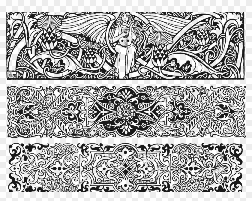 Art Nouveau Public Domain Clipart