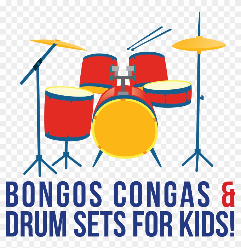 Baby Roll Drum Instruments Kids Set Children - Drums Clipart
