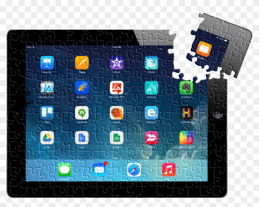 Transparent Divider Tumblr Daisy Doodles Png Png Transparent - Tablet Computer Clipart #2523448