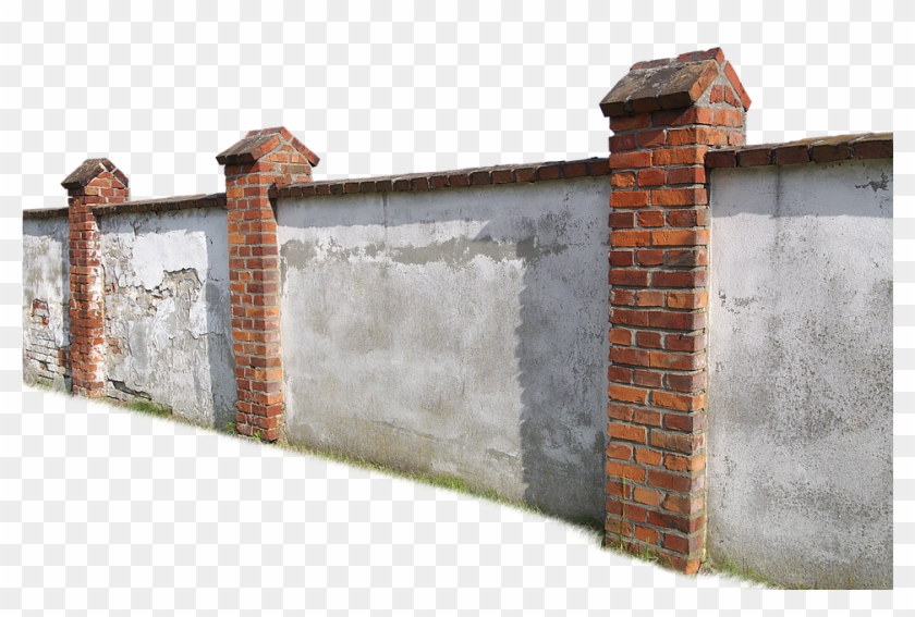Wall, Building, Isolated, Cut Out, Architecture, Stone - Muro Di Recinzione Clipart
