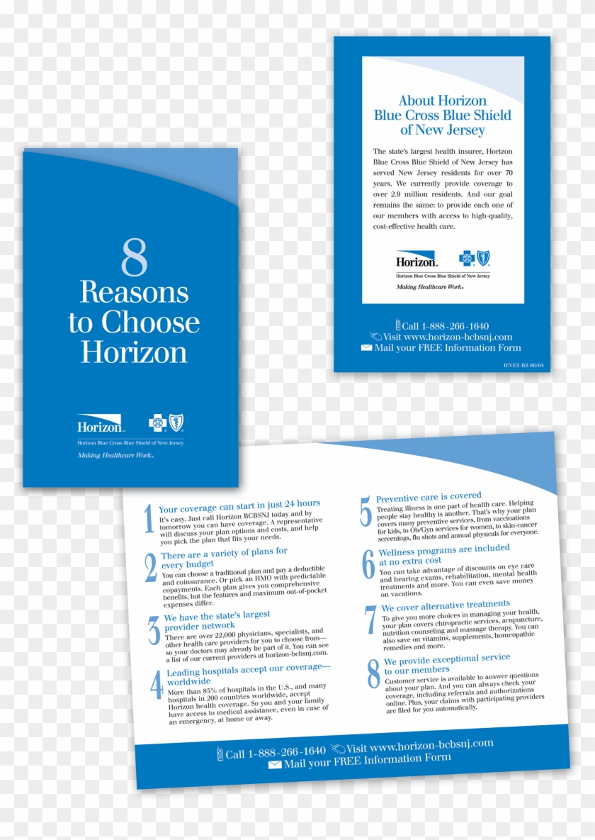 Horizon Blue Cross - Graphic Design Clipart