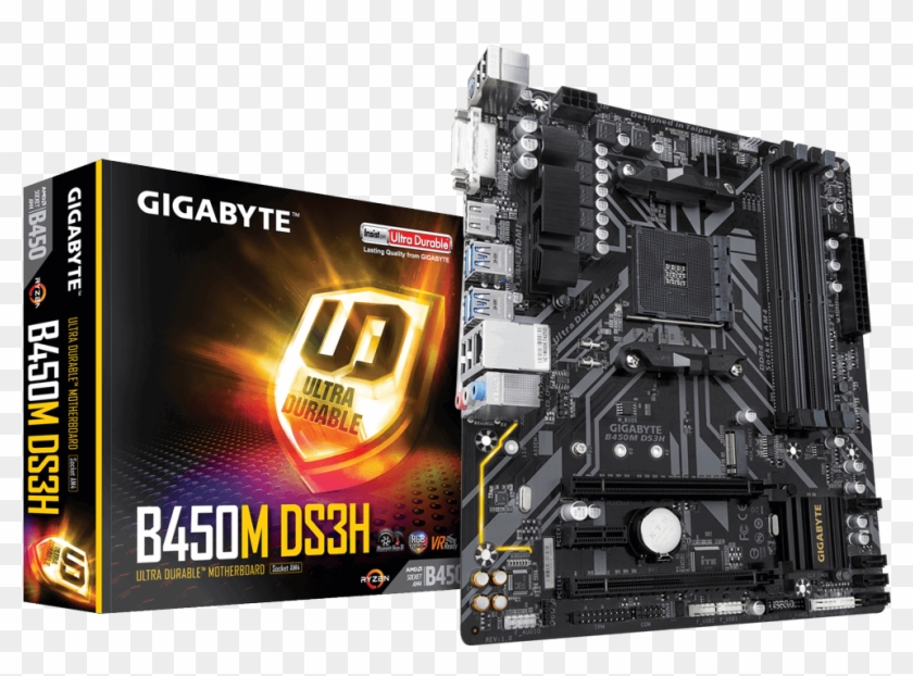 Motherboard Clipart Motherboard Part - Gigabyte H370m D3h - Png Download #2523910