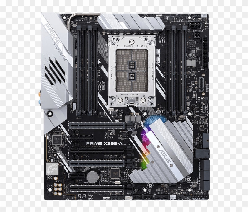 Prime X399 A, Amd X399 Chipset, Tr4, E Atx Motherboard - Asus Prime X399 A Tr4 Clipart #2524022