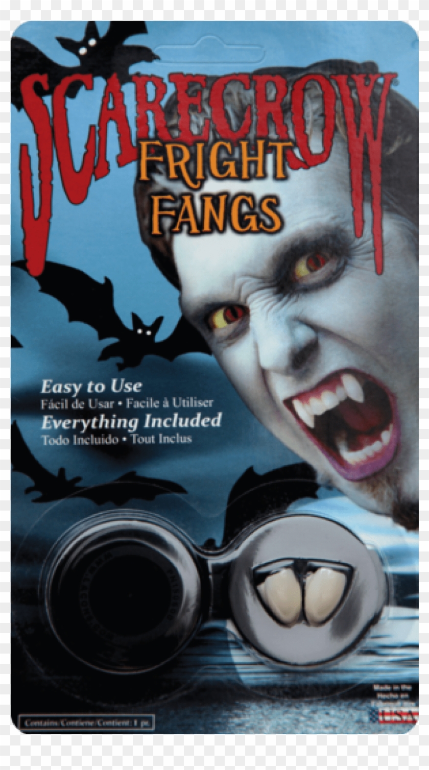 Scarecrow Vampire Classic Fangs - Vampire Teeth Clipart
