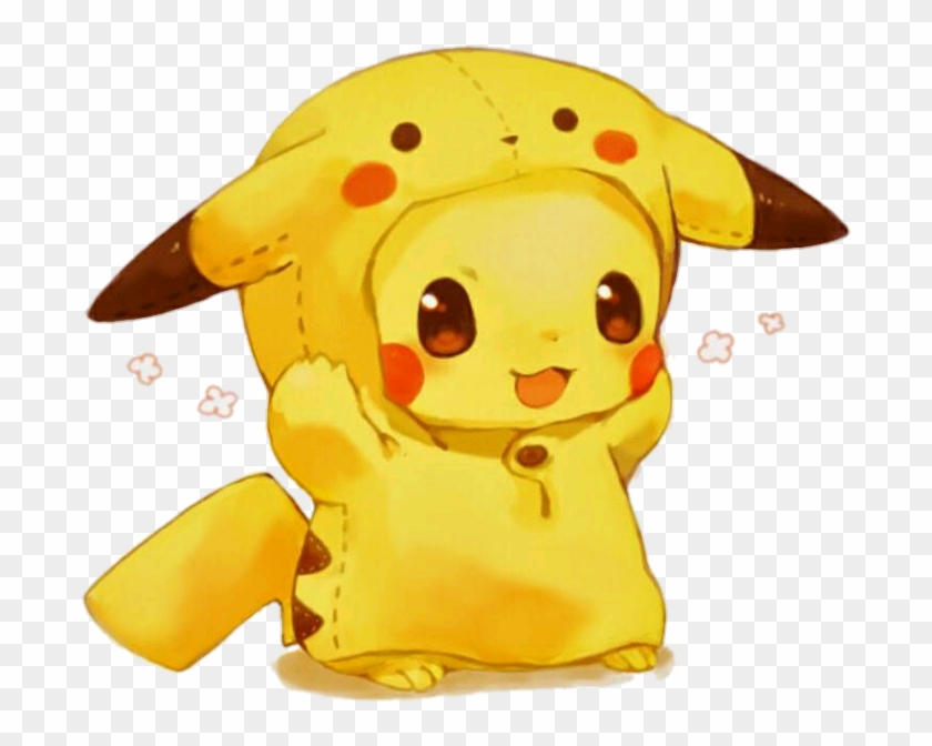 Tumblr Cute Kawaii Pikachu Sticker Tumblr Png Transparent - Pikachu Cute Clipart #2524315