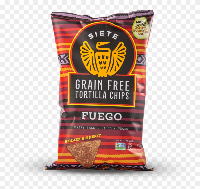 Fuego Grain Free Tortilla Chips - Siete Fuego Chips Clipart #2524538