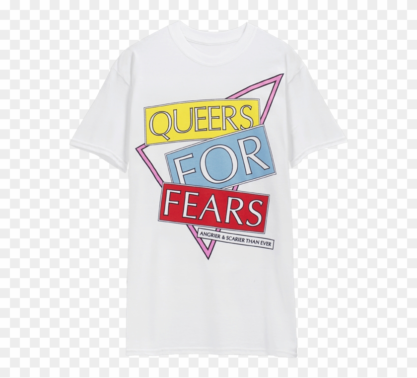 Queers For Fears T-shirt - Active Shirt Clipart #2524539