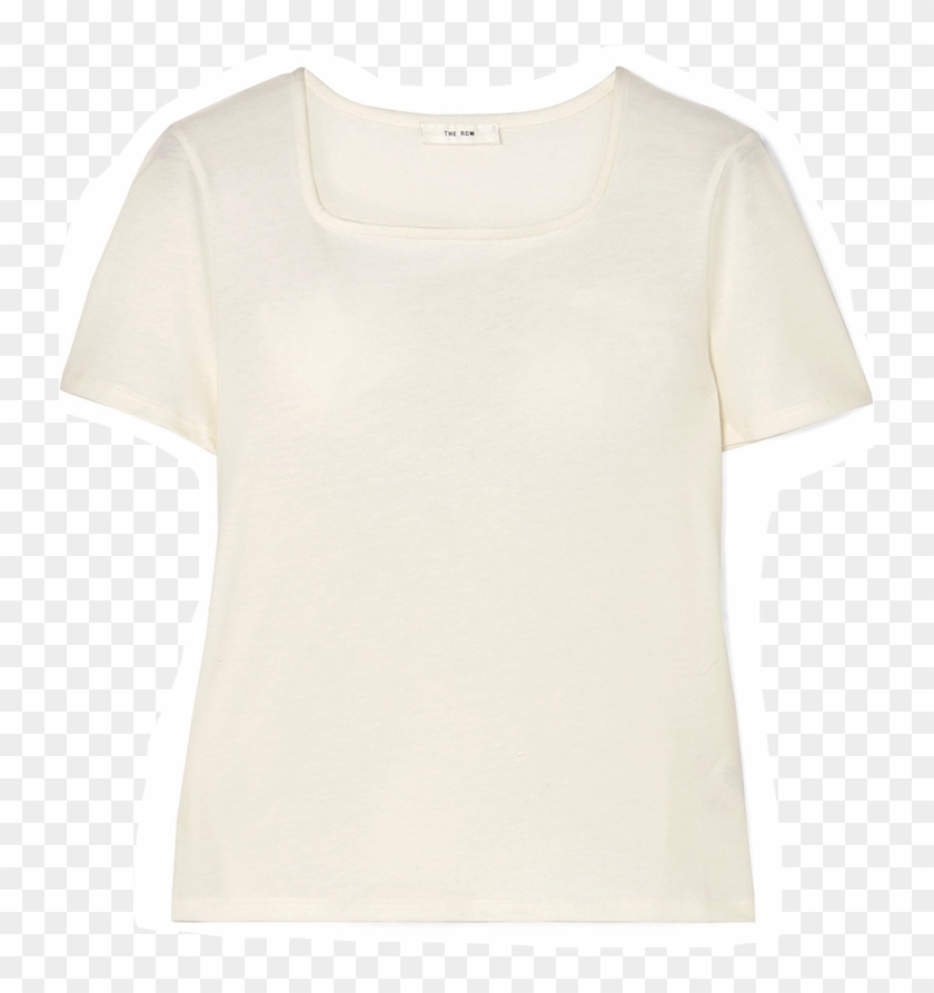 Jackie Cotton Cashmere Blend T Shirt - Active Shirt Clipart