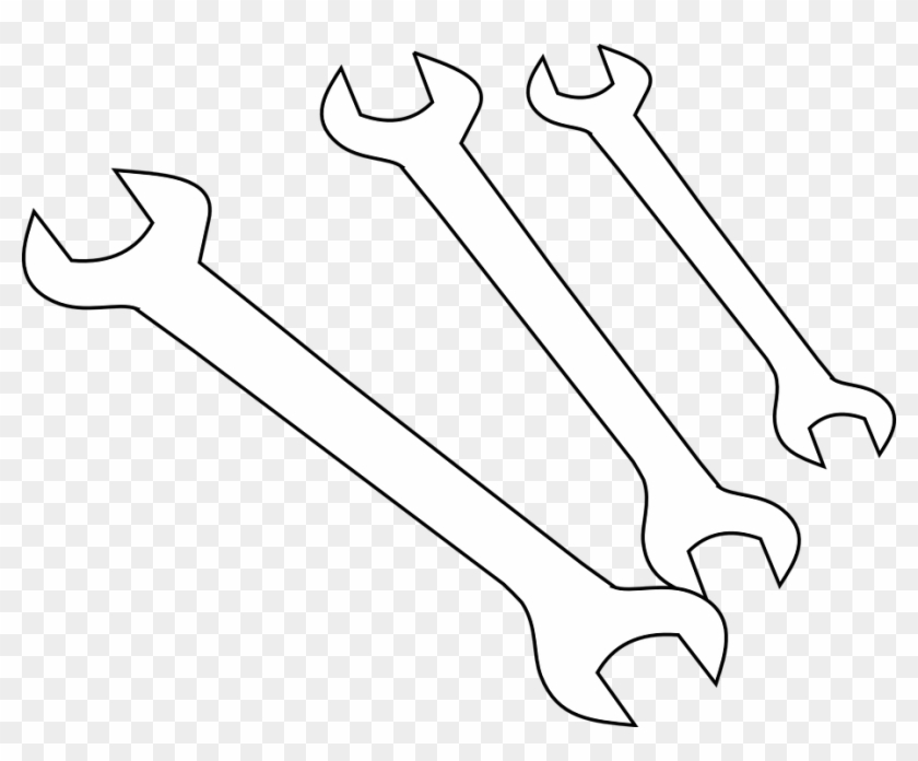 Hardware Outline Free Vector Graphic On Pixabay - Animasi Kunci Bengkel Clipart