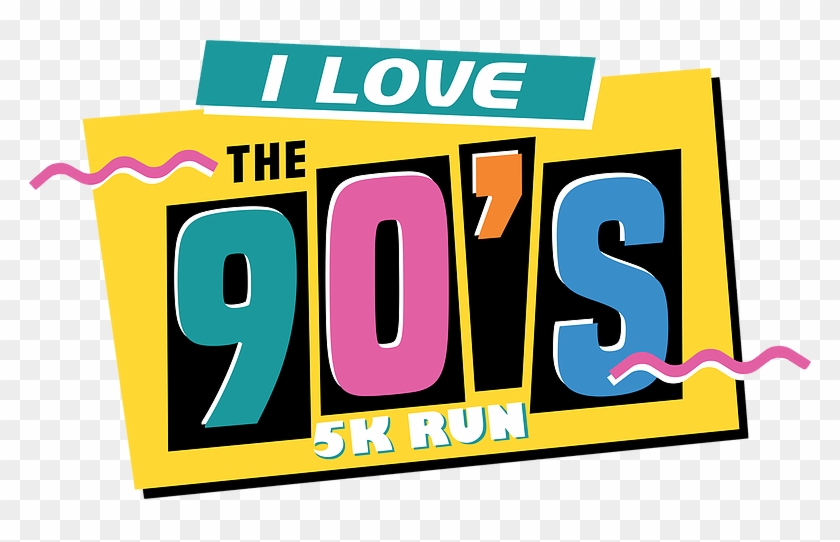 90s 5k Logo No Squiggle Clipart #2525880