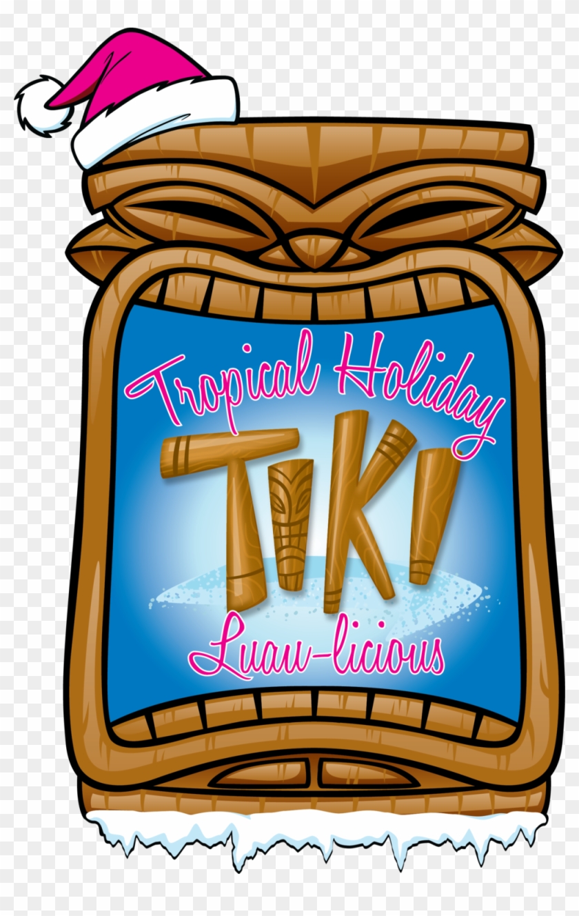 Dds Tiki Holiday Luau-licious - Tiki Mask Art Clipart