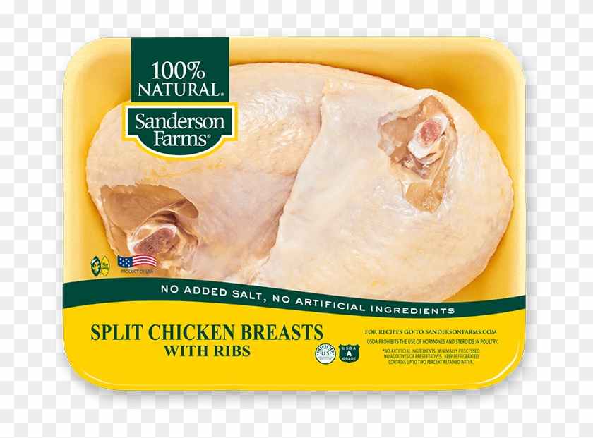 Split Chicken Breasts - Sanderson Farms Chicken Wings Clipart #2526496