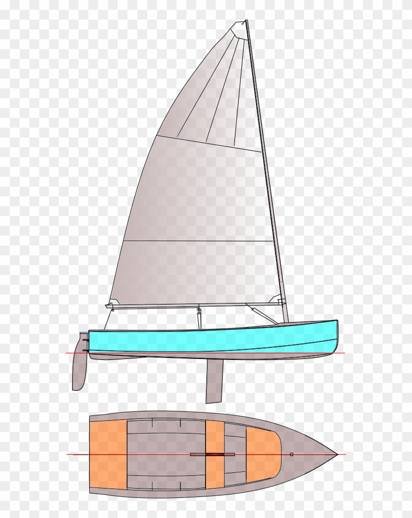 571 X 975 3 0 - Dinghy Sailing Clipart