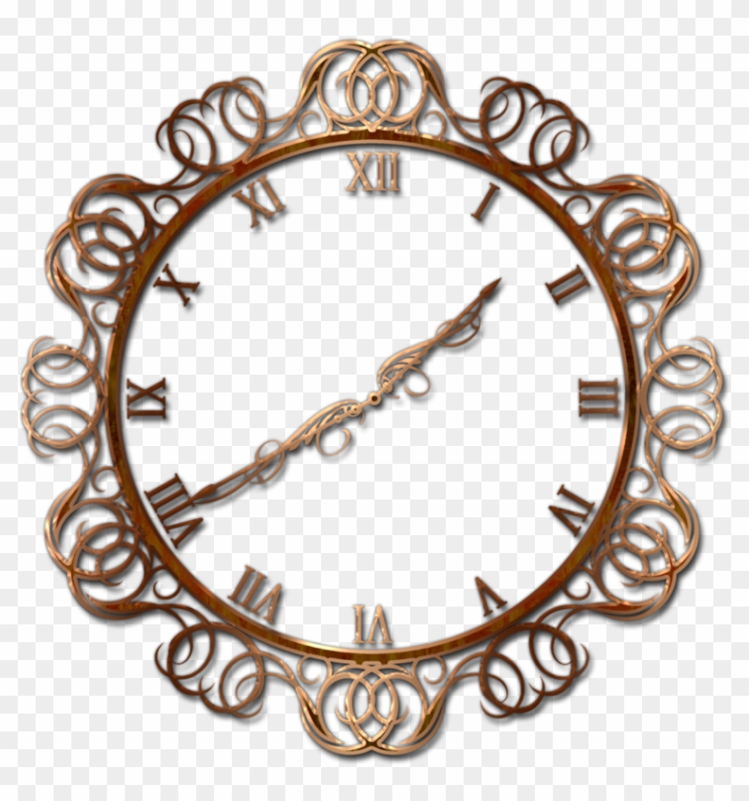 Oval Clipart Clock - Clock - Png Download