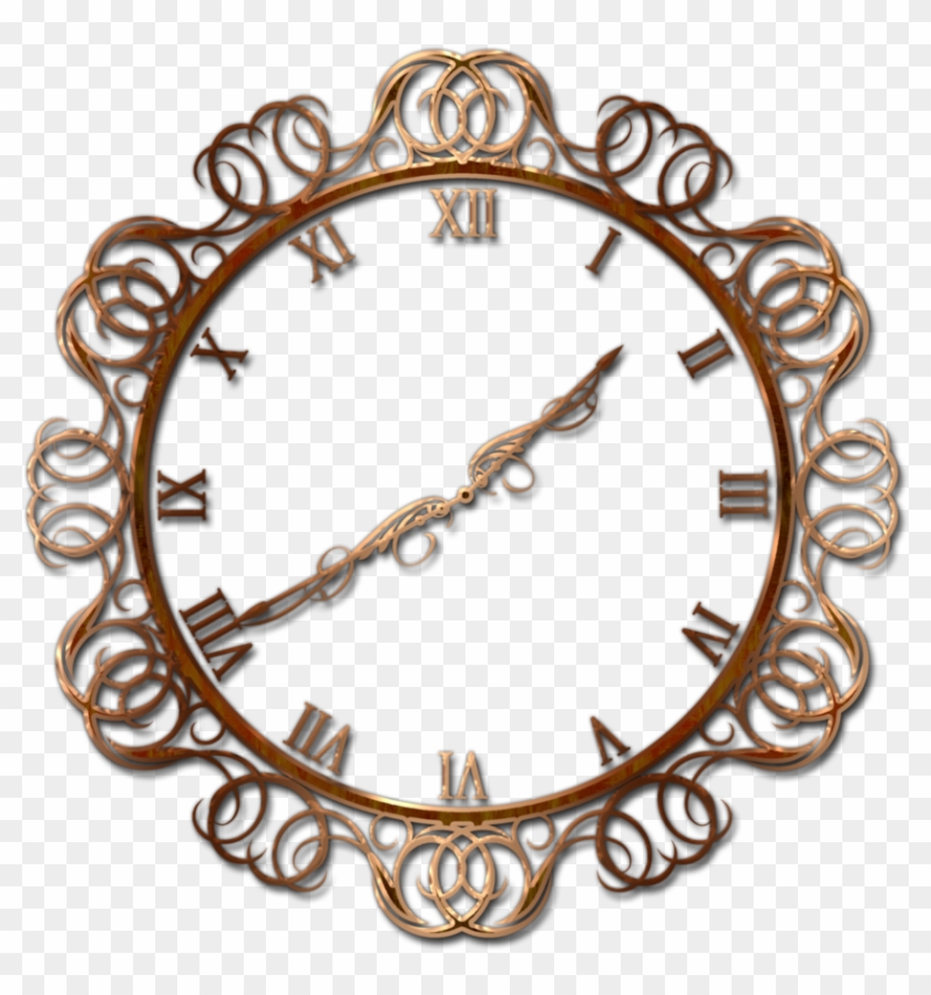 Oval Clipart Clock - Clock - Png Download #2528179