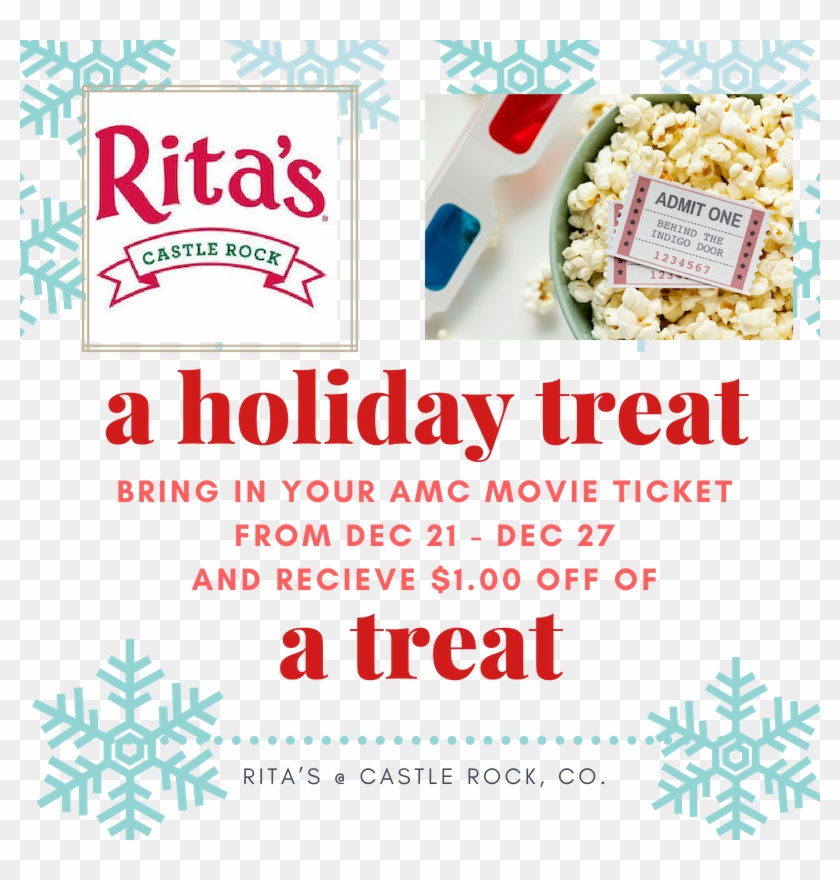 Amc Movie Ticket You Will Receive $1 - Food Clipart