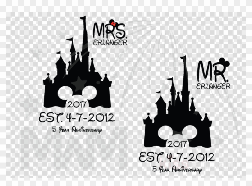 Cinderella Castle Silhouette Silhouette Cinderella - Mickey Mouse Clipart #2528406