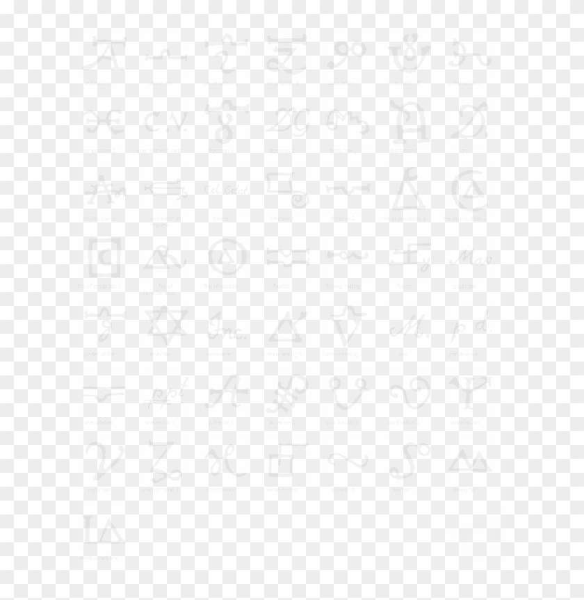 Alchemy Symbols Clipart