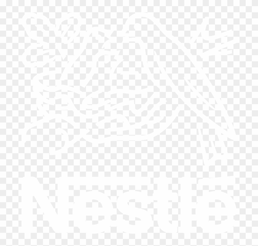 Nestle Logo White Png Clipart #2528491