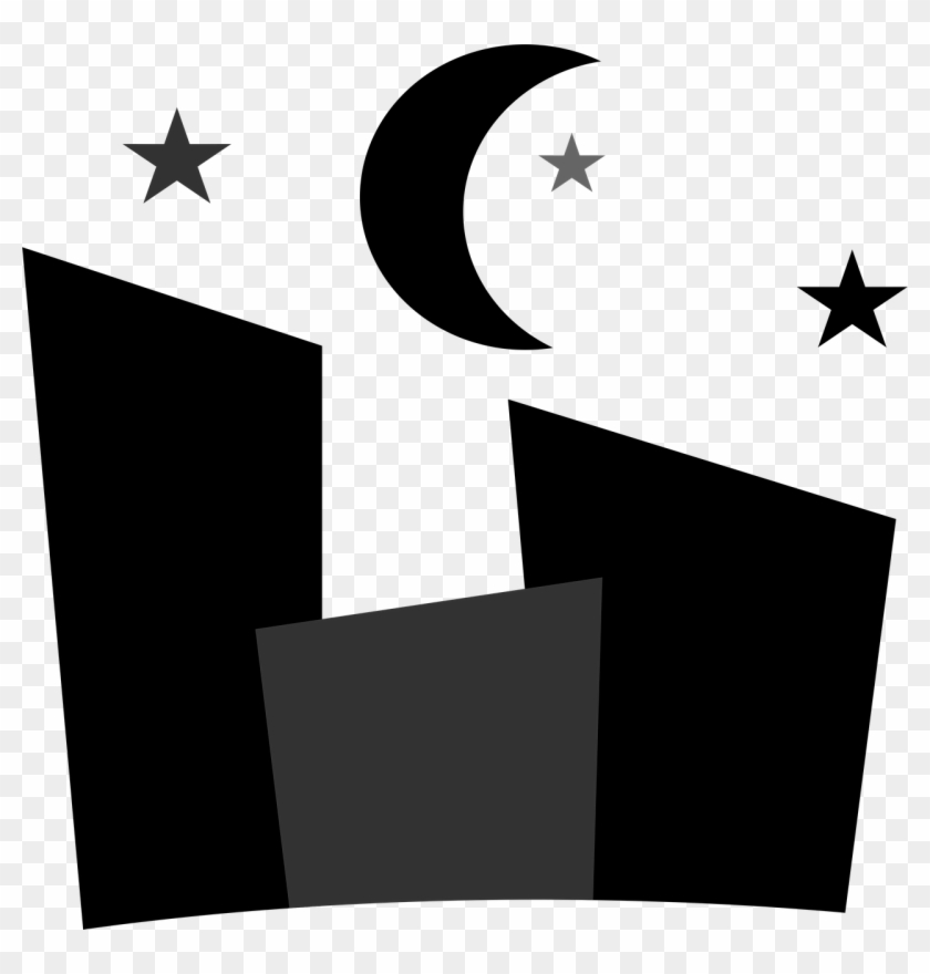 Night City At Night Buildings Png Image - Dog Club Logo Clipart #2528670