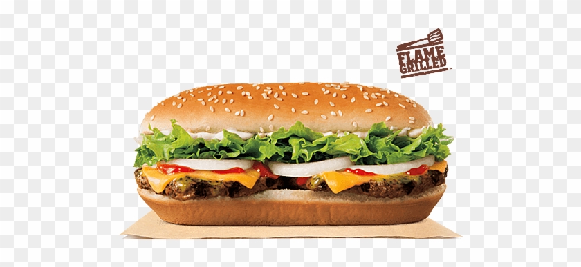 Extra Long Buttery Cheeseburger Clipart