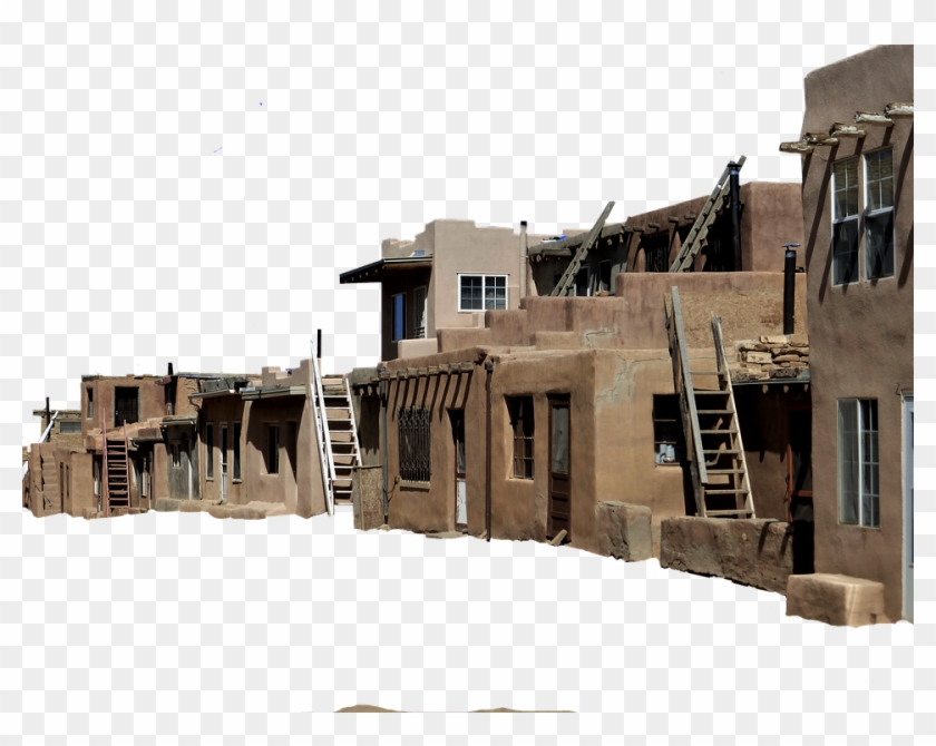 Architecture, Indian, Pueblo, Poor, Native American - Indian Home Png Clipart #2529481