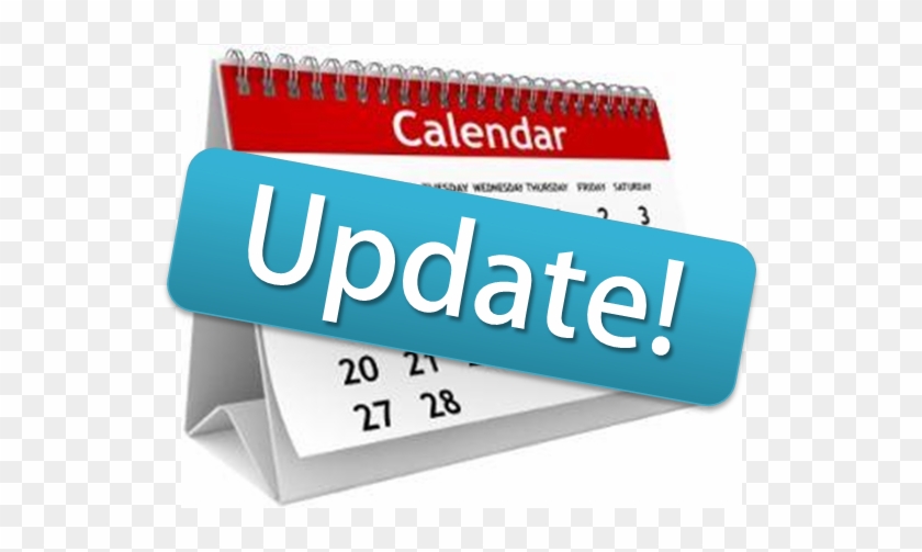 Calendar Update - Updated School Calendar Clipart