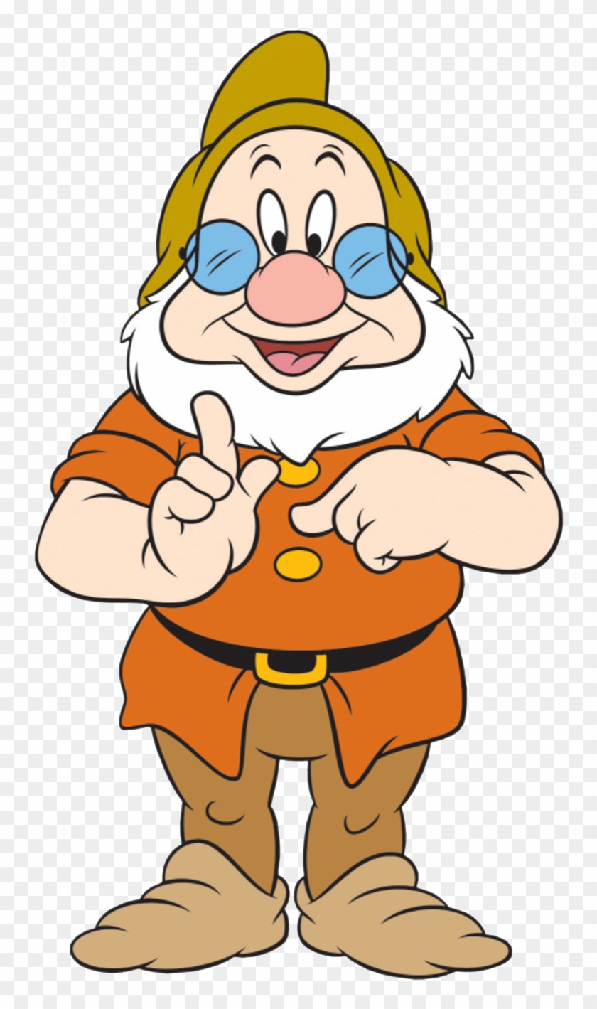 Snow White Dwarfs Doc Clipart